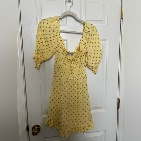 FAITHFULL THE BRAND Sage Mini Dress in Santa Maria Floral Print - Picture 7 of 11